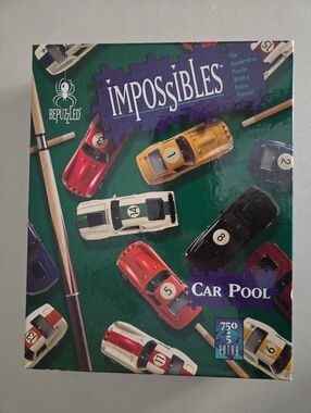Car Pool Puzzle Impossibles With 5 Extra Pieces, Boarderless